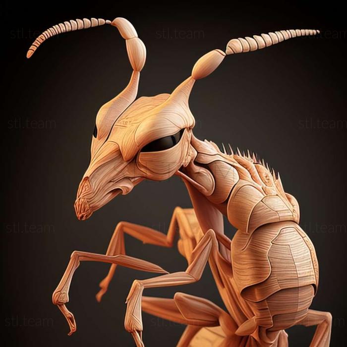 3D модель Lystrocteisa myrmex (STL)